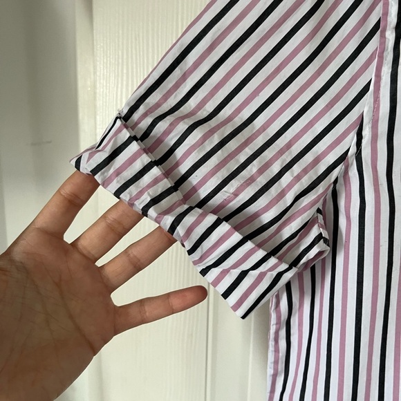 EQUIPMENT Femme Striped button-down Cotton Shirt - Picture 6 of 11